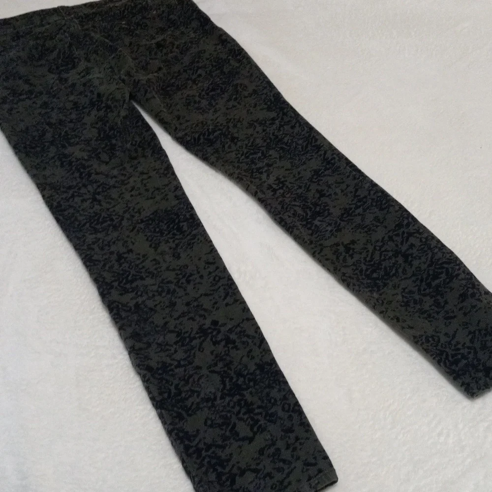 Anthropologie Pilcro and the Letterpress Serif Green & Black Corduroy Pants - Picture 11 of 16
